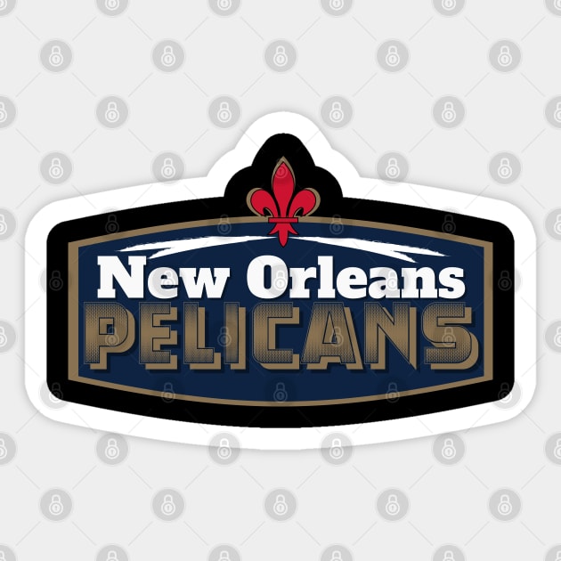 New Orleans Pelicans Basketball Sticker by AlGenius